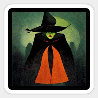 Beloved Wicked Witch of the West in an abstract version. Sticker